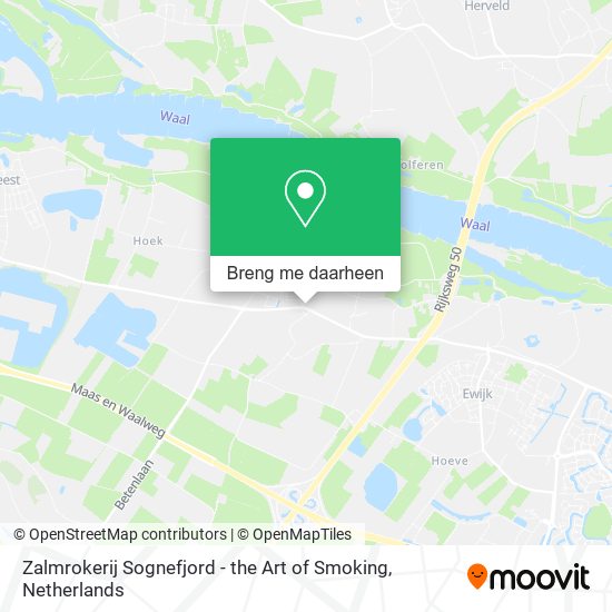 Zalmrokerij Sognefjord - the Art of Smoking kaart