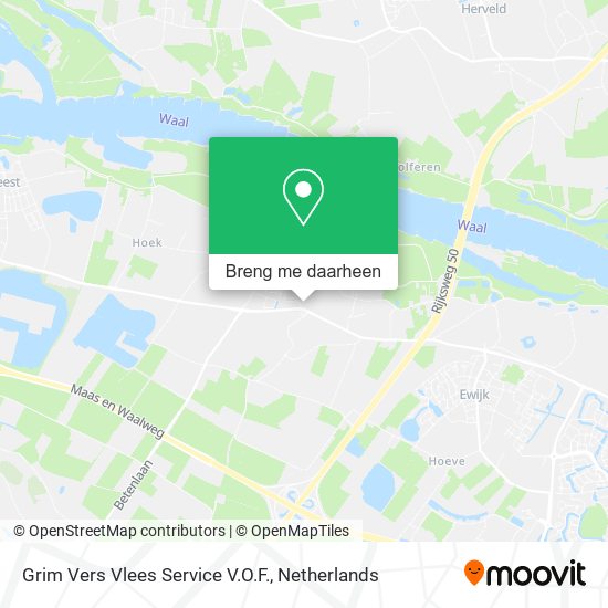 Grim Vers Vlees Service V.O.F. kaart