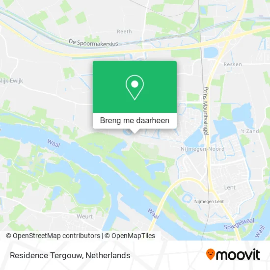 Residence Tergouw kaart