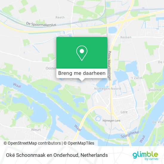 Oké Schoonmaak en Onderhoud kaart