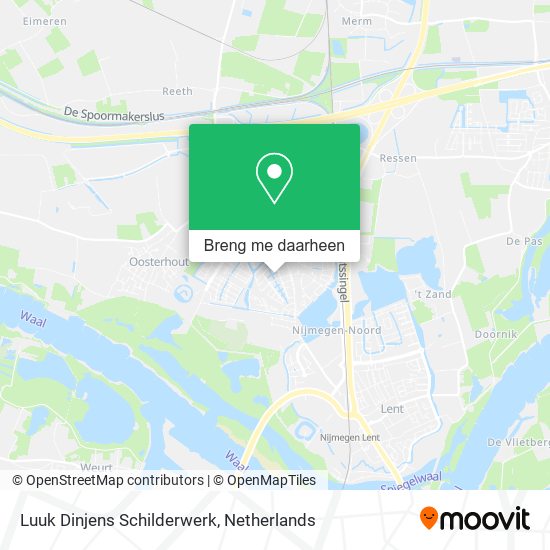 Luuk Dinjens Schilderwerk kaart