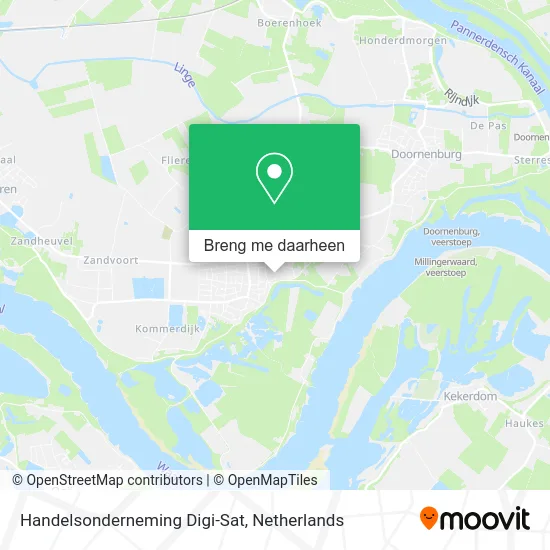 Handelsonderneming Digi-Sat kaart
