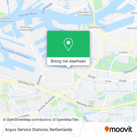 Argos Service Stations kaart