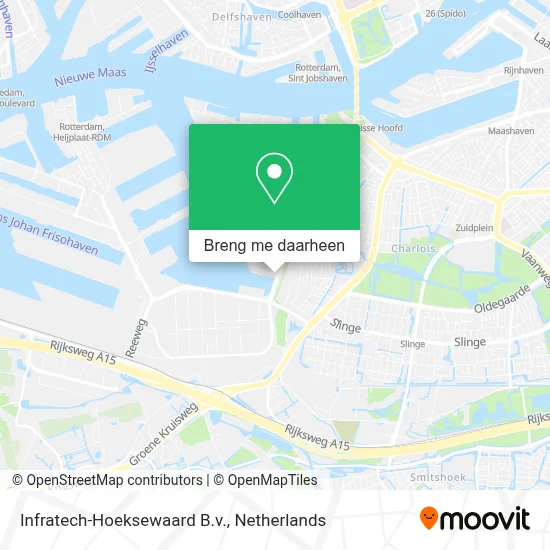 Infratech-Hoeksewaard B.v. kaart