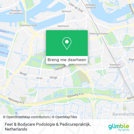 Feet & Bodycare Podologie & Pedicurepraktijk kaart