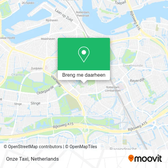Onze Taxi kaart