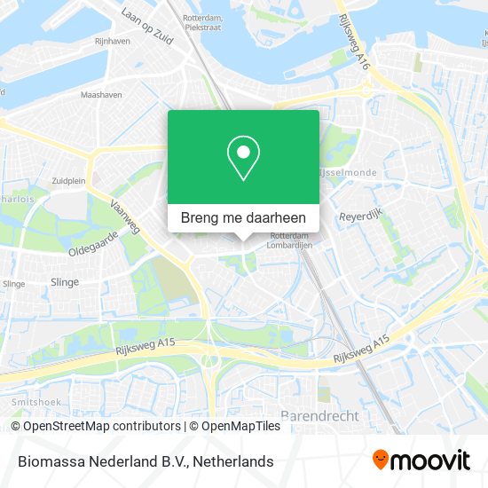 Biomassa Nederland B.V. kaart