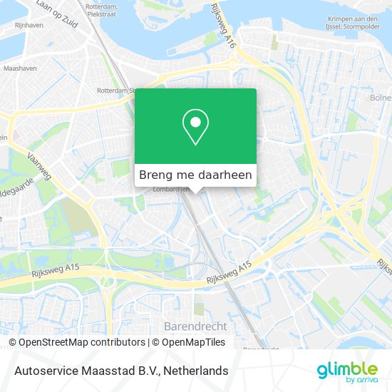Autoservice Maasstad B.V. kaart