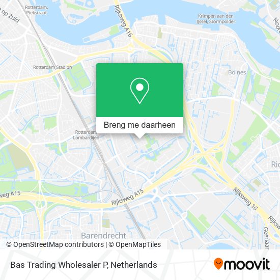 Bas Trading Wholesaler P kaart