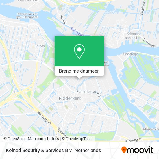 Kolned Security & Services B.v. kaart