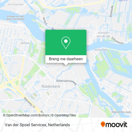 Van der Spoel Services kaart