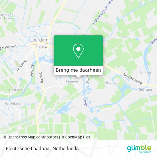 Electrische Laadpaal kaart