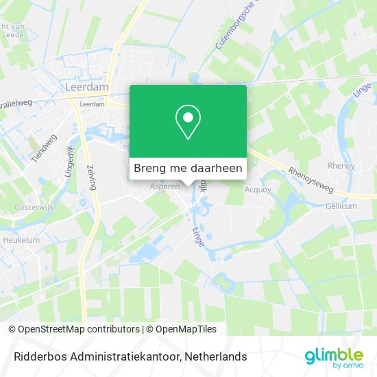 Ridderbos Administratiekantoor kaart