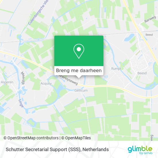 Schutter Secretarial Support (SSS) kaart