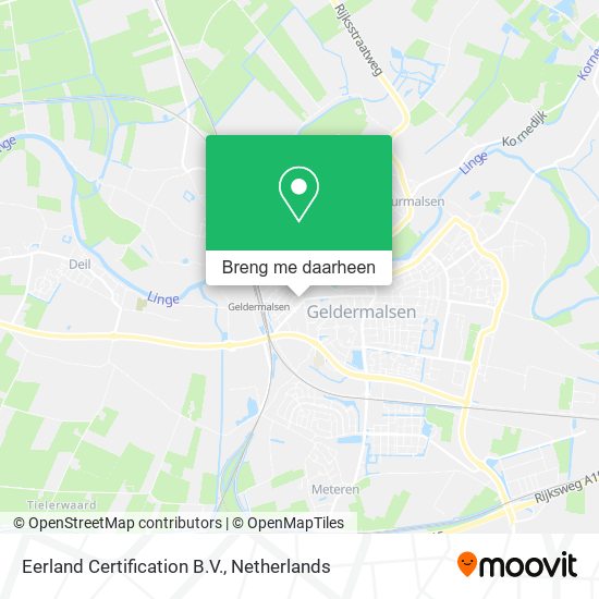 Eerland Certification B.V. kaart