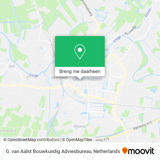 G. van Aalst Bouwkundig Adviesbureau kaart