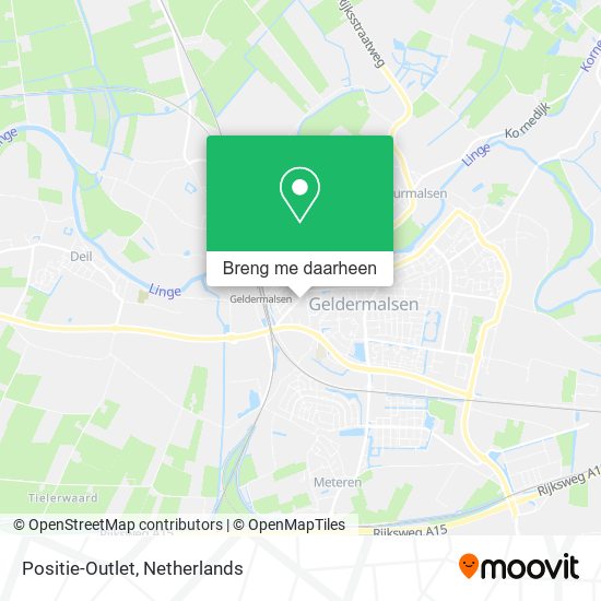 Positie-Outlet kaart