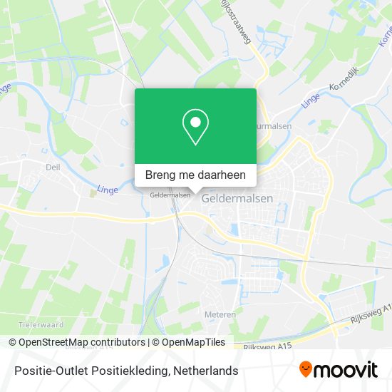 Positie-Outlet Positiekleding kaart