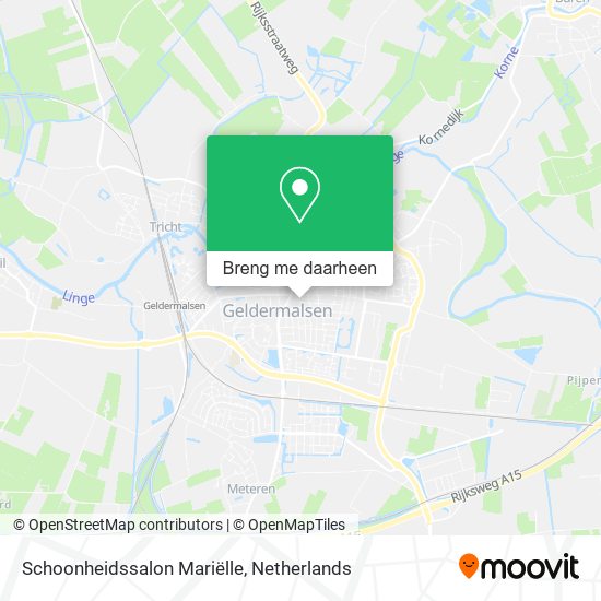 Schoonheidssalon Mariëlle kaart