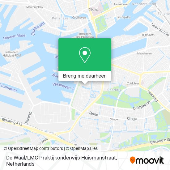 De Waal / LMC Praktijkonderwijs Huismanstraat kaart