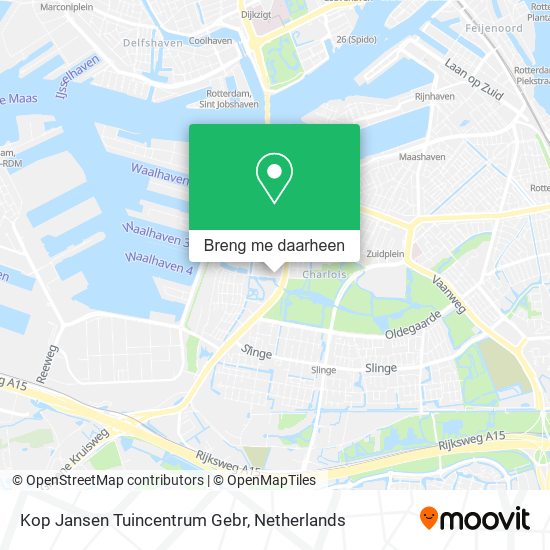 Kop Jansen Tuincentrum Gebr kaart