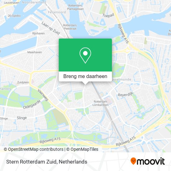 Stern Rotterdam Zuid kaart