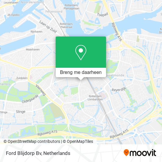 Ford Blijdorp Bv kaart