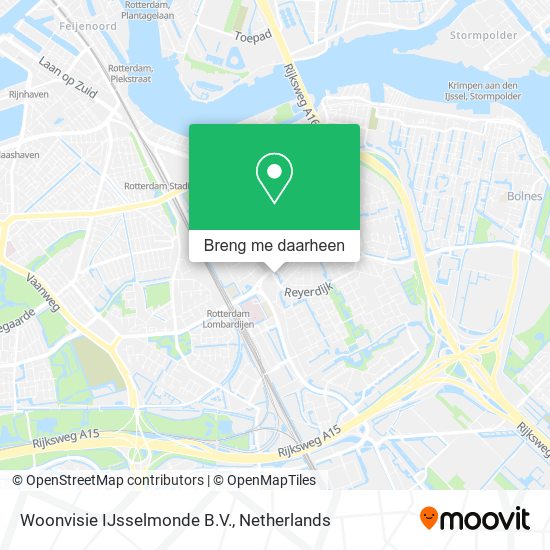 Woonvisie IJsselmonde B.V. kaart