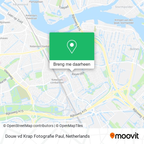 Douw vd Krap Fotografie Paul kaart