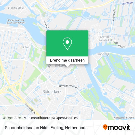 Schoonheidssalon Hilde Fröling kaart