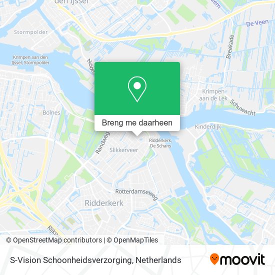 S-Vision Schoonheidsverzorging kaart