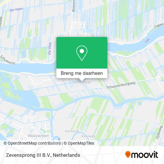 Zevensprong III B.V. kaart
