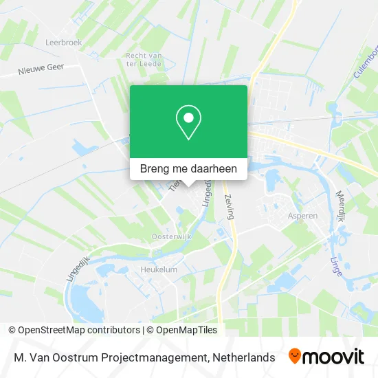 M. Van Oostrum Projectmanagement kaart