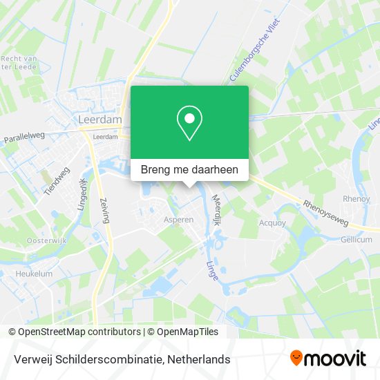 Verweij Schilderscombinatie kaart