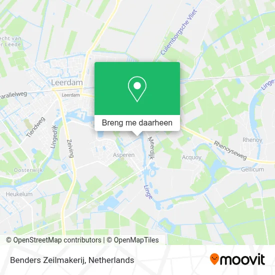 Benders Zeilmakerij kaart