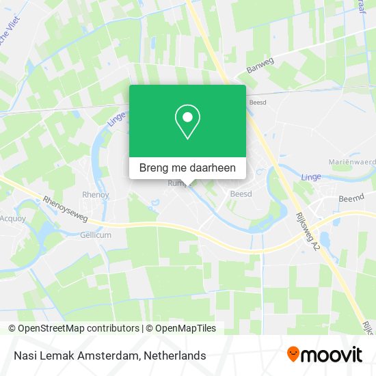 Nasi Lemak Amsterdam kaart
