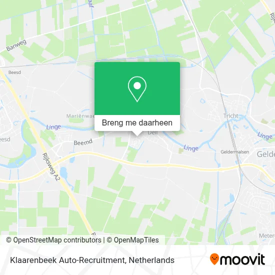 Klaarenbeek Auto-Recruitment kaart