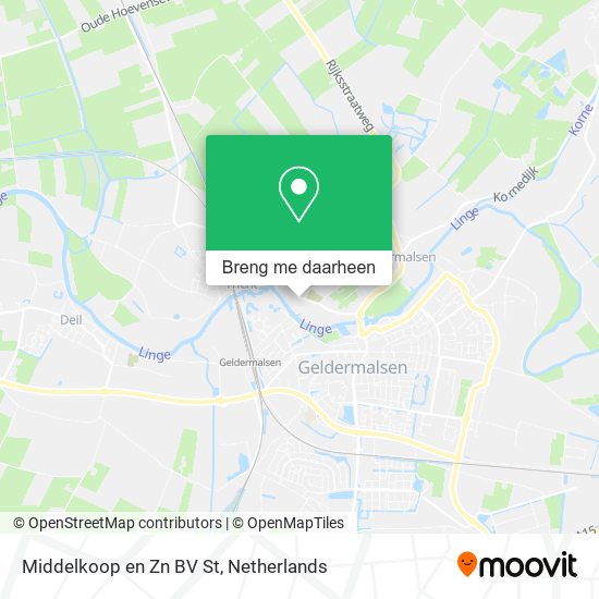 Middelkoop en Zn BV St kaart