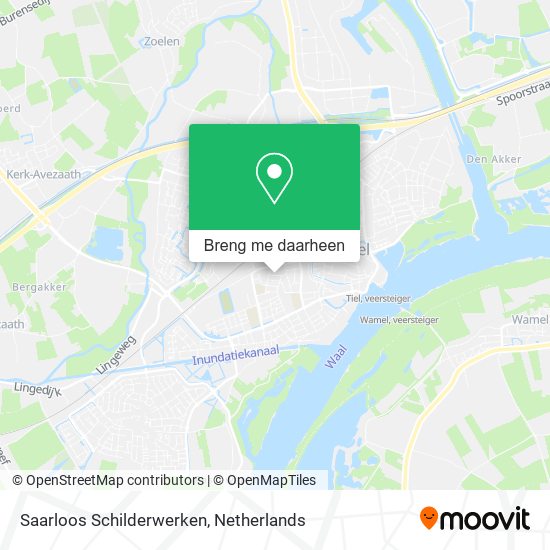Saarloos Schilderwerken kaart