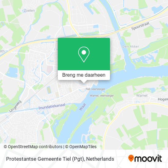 Protestantse Gemeente Tiel (Pgt) kaart