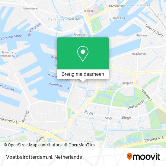 Voetbalrotterdam.nl kaart