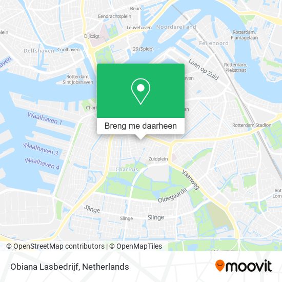 Obiana Lasbedrijf kaart