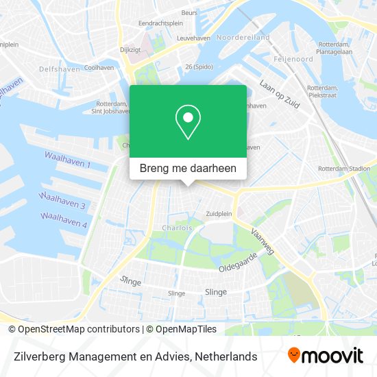Zilverberg Management en Advies kaart