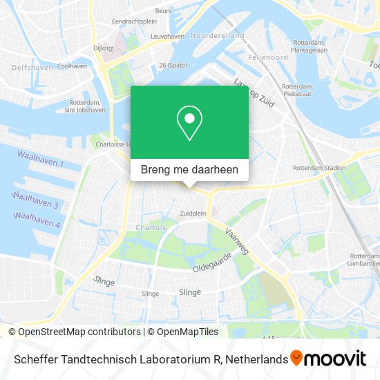 Scheffer Tandtechnisch Laboratorium R kaart