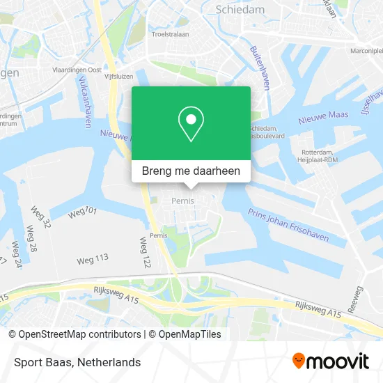 Sport Baas kaart