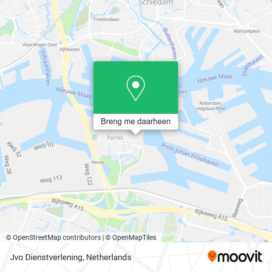 Jvo Dienstverlening kaart