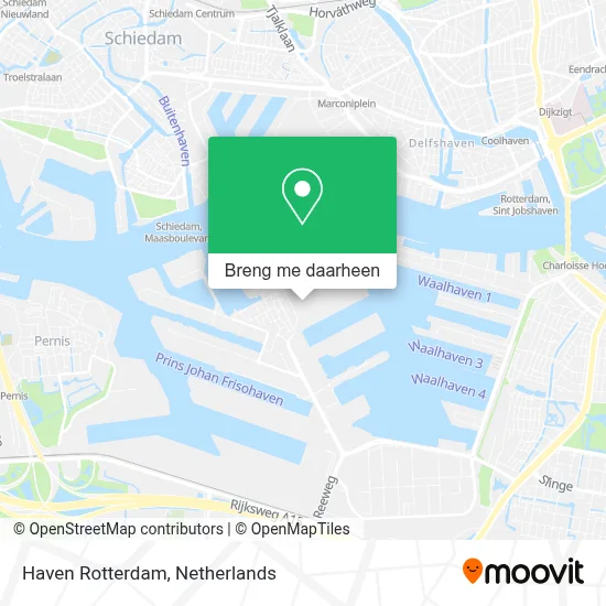 Haven Rotterdam kaart