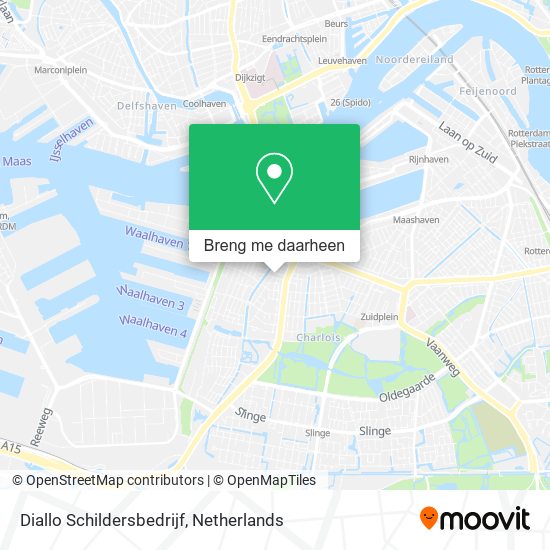Diallo Schildersbedrijf kaart