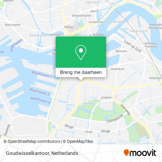 Goudwisselkantoor kaart