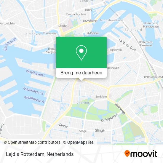 Lejdis Rotterdam kaart